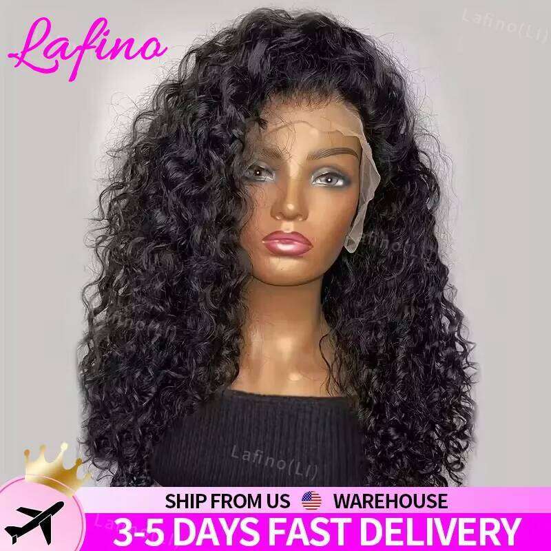 NAMM Curly For Women Water Front 13x4 13x6 Frontal Deep Wave Wig 100% Human Hair Hd Lace Wigs