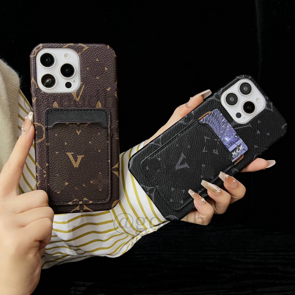 Luxury Phone Case for iPhone 16 15 14 Pro Max Leather, Designer iPhone Case MagSafe 14 13 Pro for Women Men Good Grip Shockproof Slim Anti-drop Cover Magnetic Case