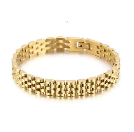 fashion Multi-style Non-shine Gold Plated Stainless Steel Watch Band Strap