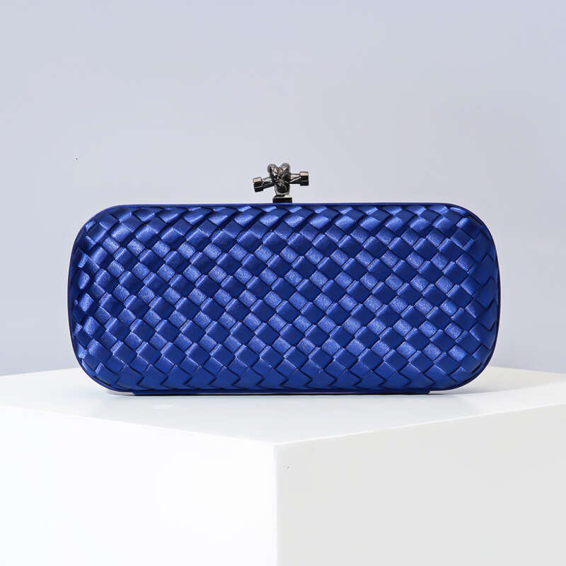 Women's Silk Handwoven Clutch Crossbody Simple Evening Small Bag GUHUISHU