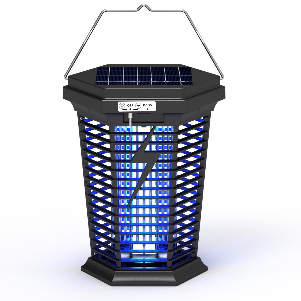 Mosquito killer + lighting Solar mosquito killer lamp USB charging mosquito killer Mosquito catcher Battery camping lamp