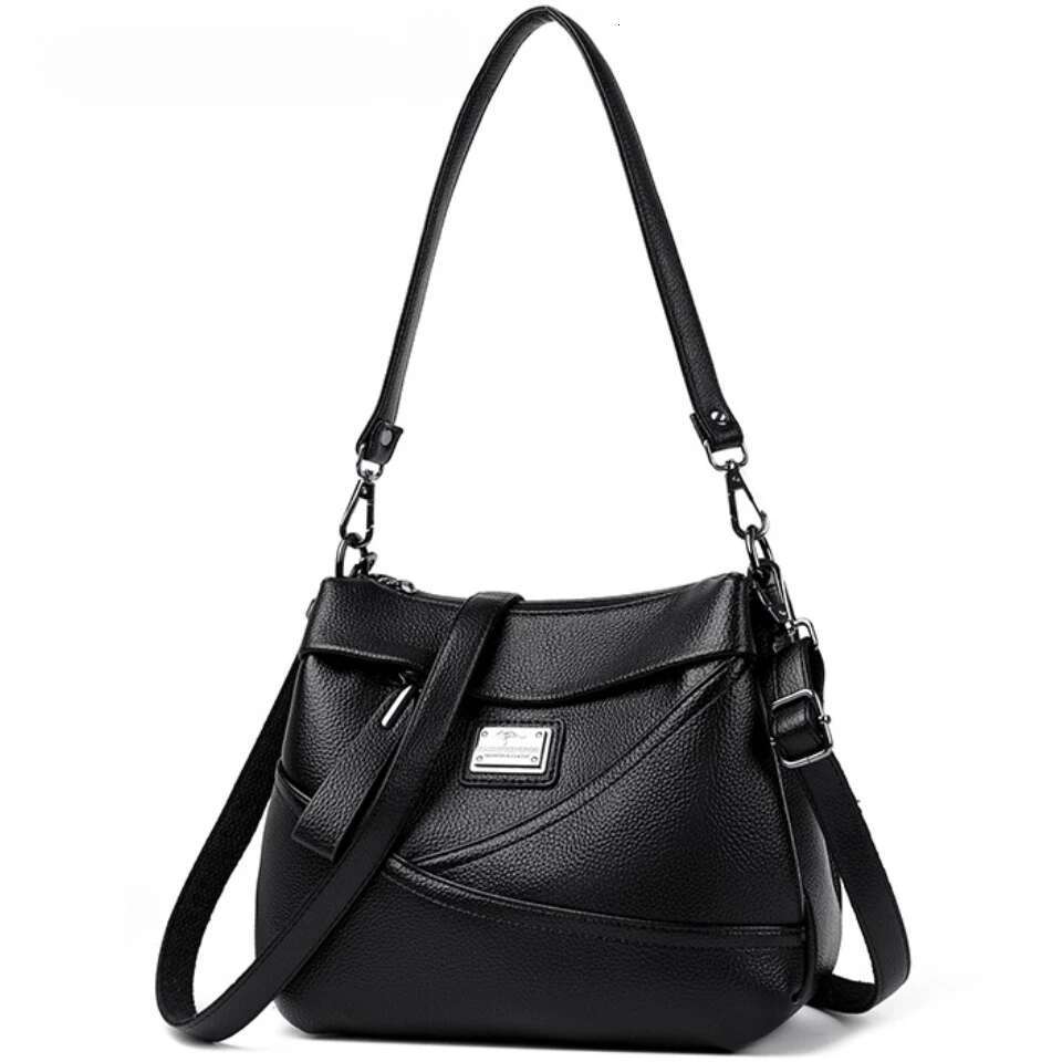 Kangaroo Brand Pu Leather Handbags Women Bags Designer Three Layers Shoulder Crossbody Bag Large Capacity