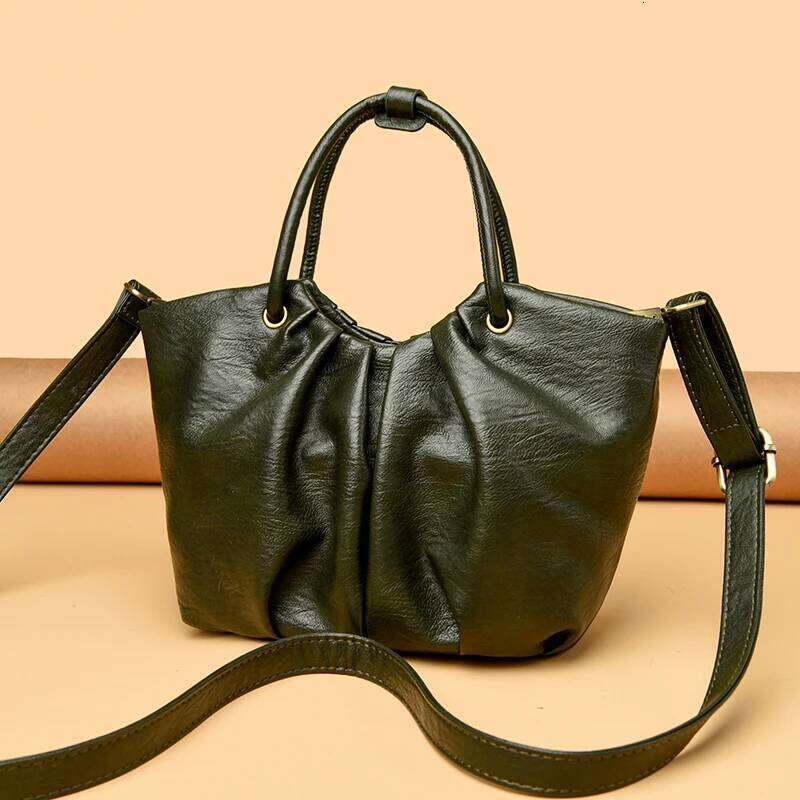 Lady Light High-End Design Large Capacity 2025 New Fashion PU Artificial Eco-Friendly Leather Single Shoulder Bag