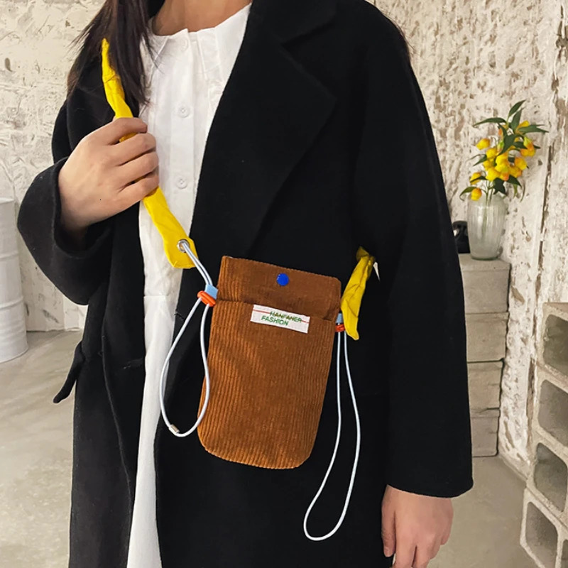 Vintage Streetwear Trendy Women Mini Handbags Contrast Color Simple Casual Shoulder Crossbody Bag Fashion Y2k Cell Phone Bags 250606