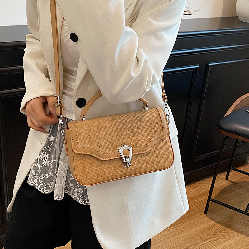 designer High-end Small Bag for Women 2025 New Fashion Versatile Small Square Bag Casual Simple Shoulder Crossbody Bag for Women