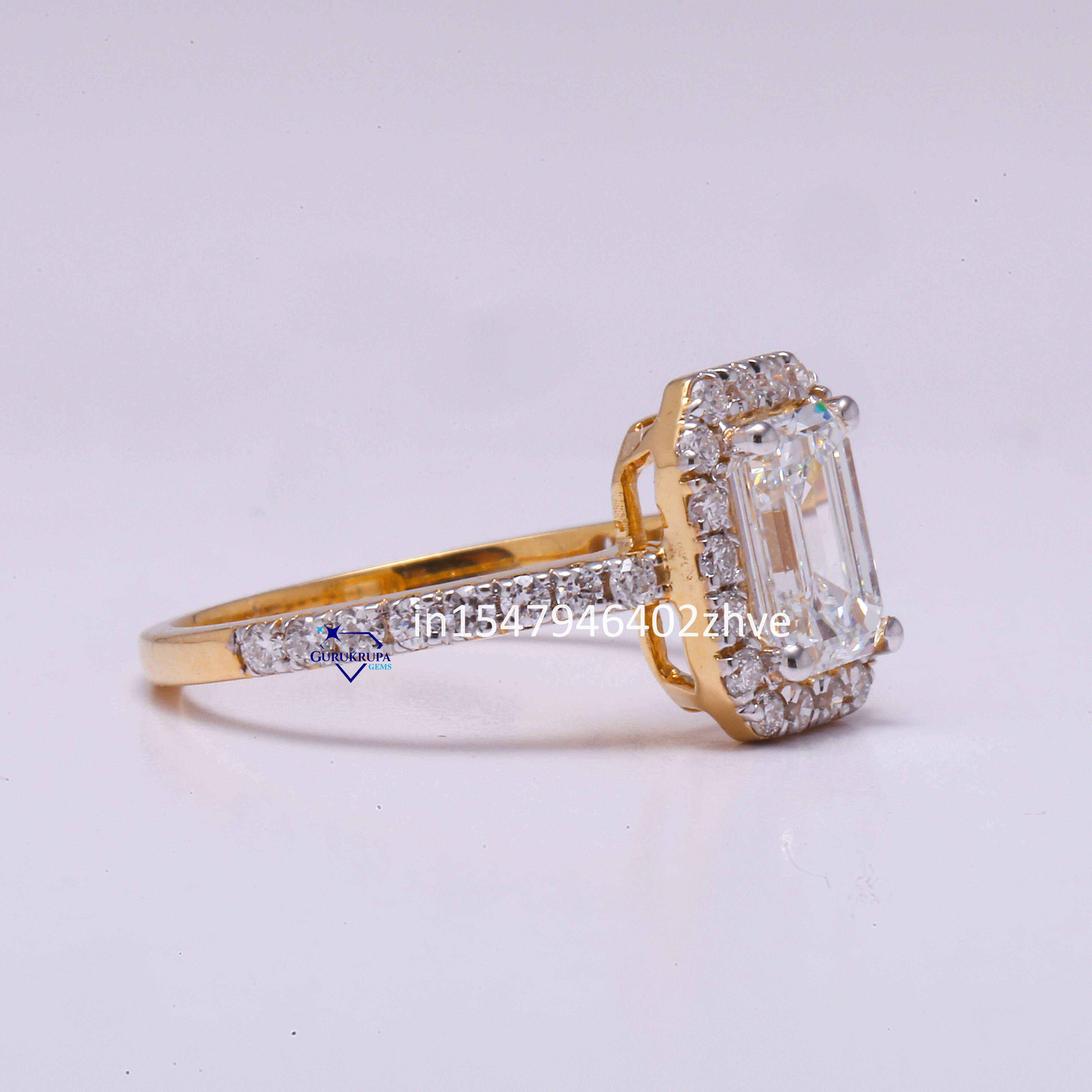 Attractive and Trendy Womens Ring Exudes Timeless Elegance Making 14 Kt Yellow Gold Lab Grown Diamond Ring in Vvs Clarity