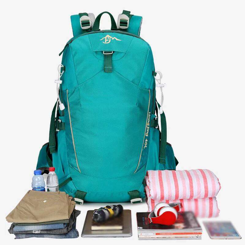 40L Multifunctional Hiking Bag Expandable Backpack Lightweight Sports Daypack Large Capacity Camping Trip Storage Pack