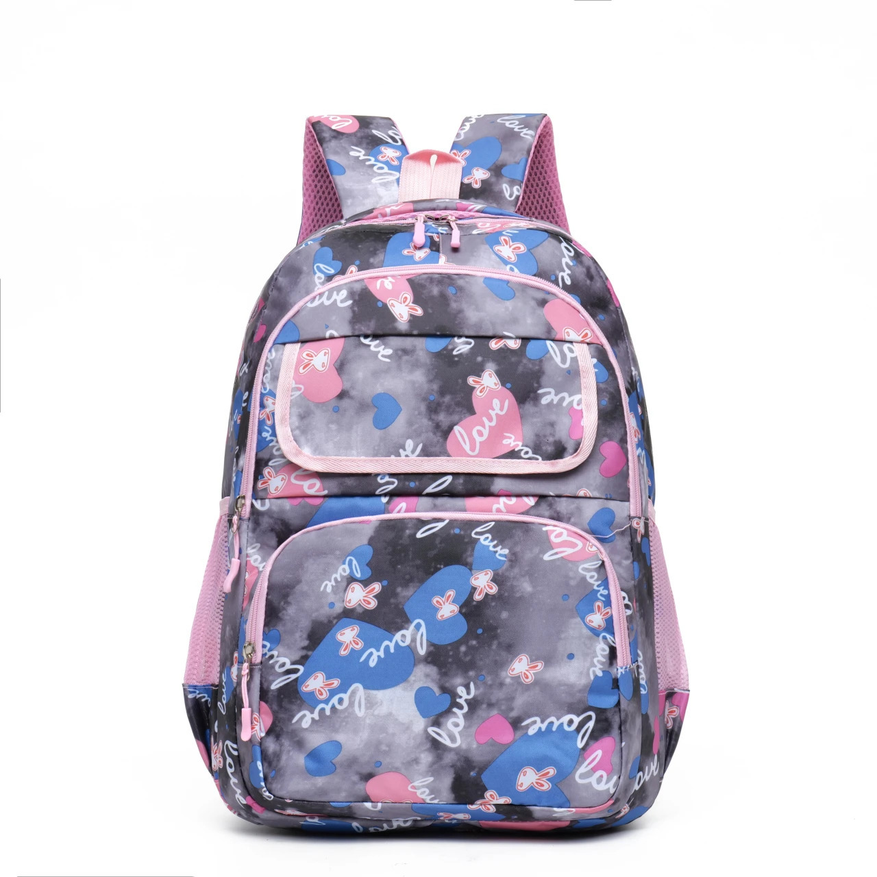HighAesthetic StainResistant Nylon Printed DoubleShoulder Backpack for Primary School Students Grades 36 Large Capacity 250605