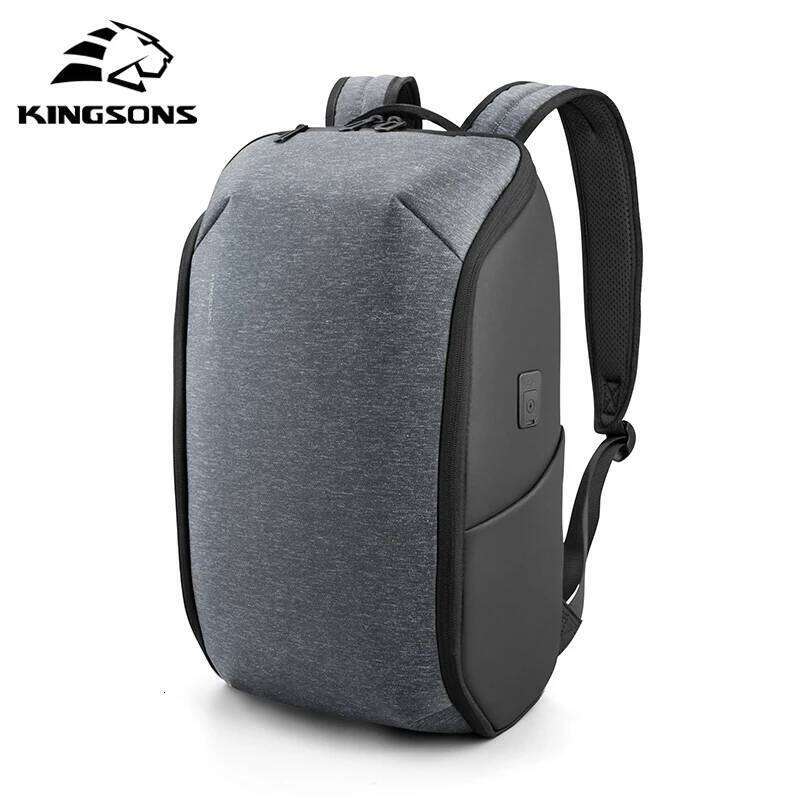 Kingsons Waterproof Men Foldable Travel Fashion Laptop Backpack 15.6 inch Male School Bags for Teenage Boys 2023