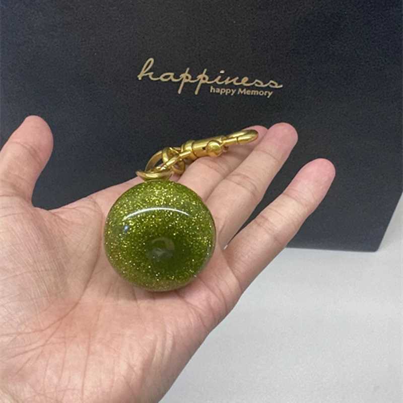 2025 New Exquisite Crystal Green Pear Pendant ForHandbag Shoulder Bag DIY Bag Charm AccessoryXJ250607
