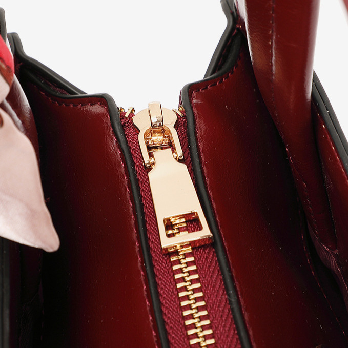 Free Shipping Fashion Simple Texture Women's Handbag Urban Luxury Red Mother Bag Designer Shoulder Crossbody Bag