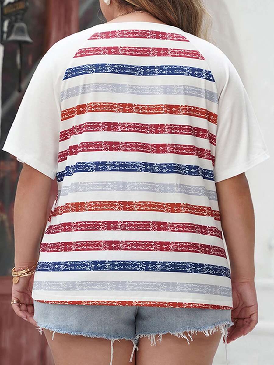 Women Plus Size Basic T-shirt Casual Floral Print Boho Short Sleeve Tops for Vintage Retro Hippie Clothes Streetwear Aesthetic