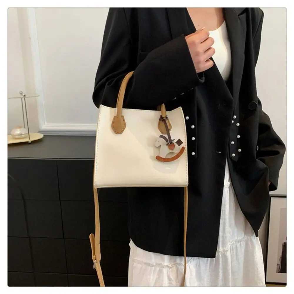 Durable PU Leather Horse Bag Pendant Lanyard Pony Animal Purse Hanging Pendants Gift Cute Bag Pendants DIY Bag AccessoriesXJ250607