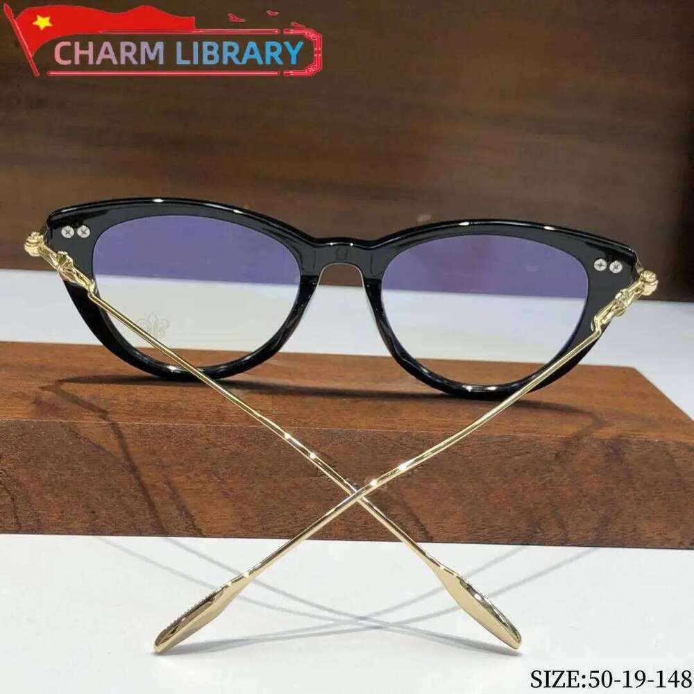 2025 Women Eyewear Frame Brand Designer Cat Eye Classic Fashion Trend Personalized Myopia Glasses