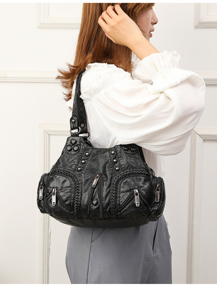 Free Shipping 2025 New Designer Bag Cross-border Luxury Wallet European And American Retro Women's Handbag Fashion Trend Large Capacity Shoulder 