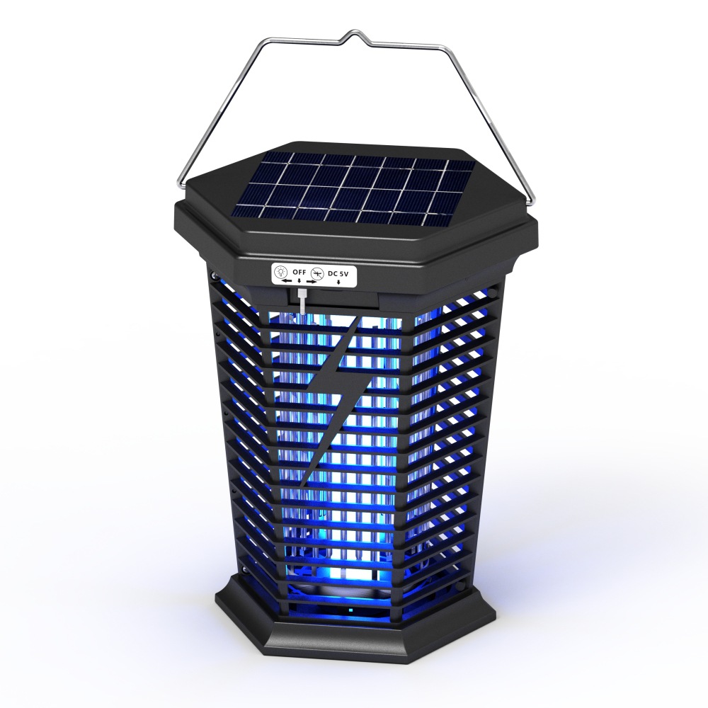 Mosquito killer + lighting Solar mosquito killer lamp USB charging mosquito killer Mosquito catcher Battery camping lamp