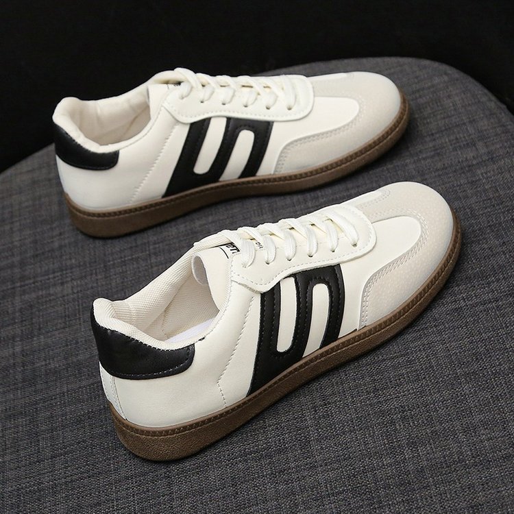 designer Shoes Export flat fashion white sneakers 2025 Spring New Style Korean version Forrest Gump shoes, German training board shoes Free shipping