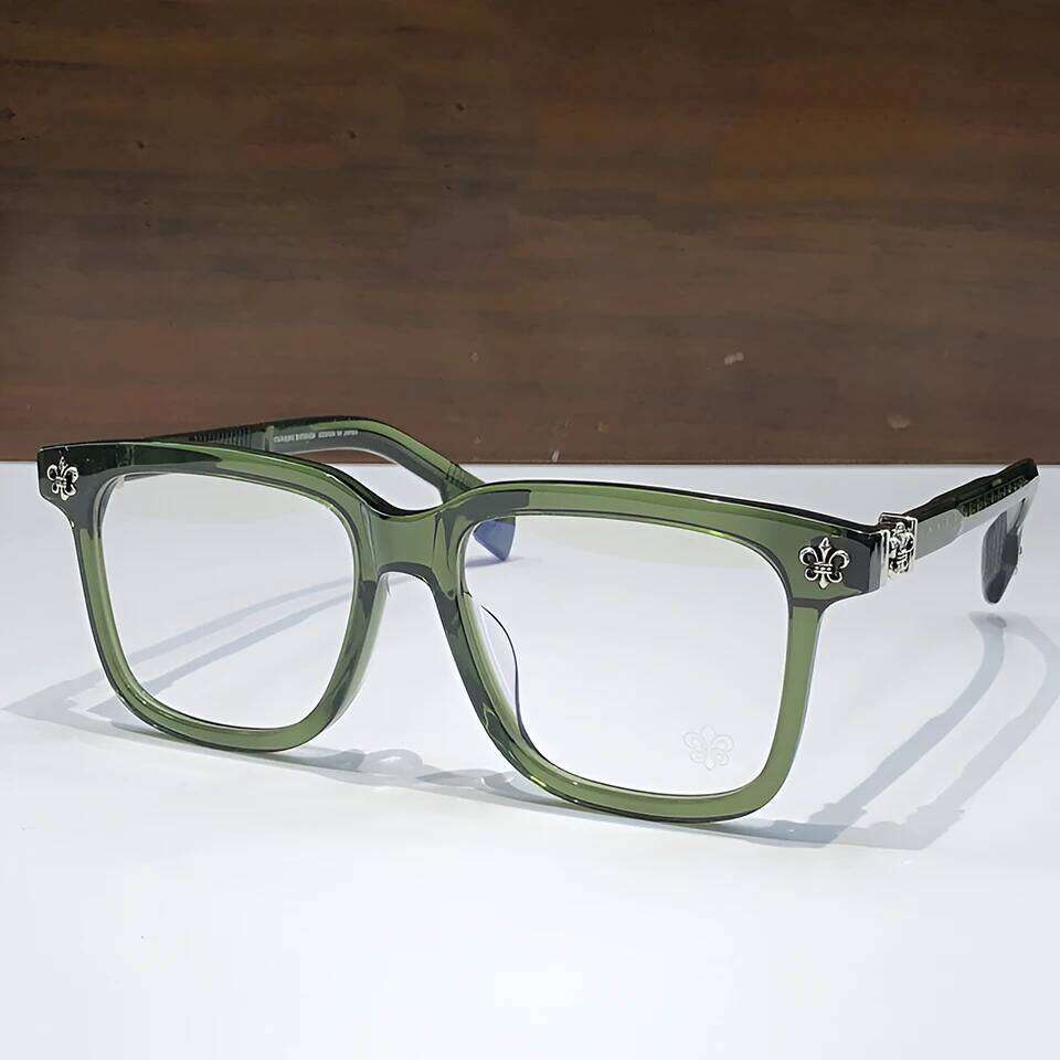 2025 New Fashionable Large Acetate Retro Frame Brand Men's and Women's Reading Optical Prescription Glasses
