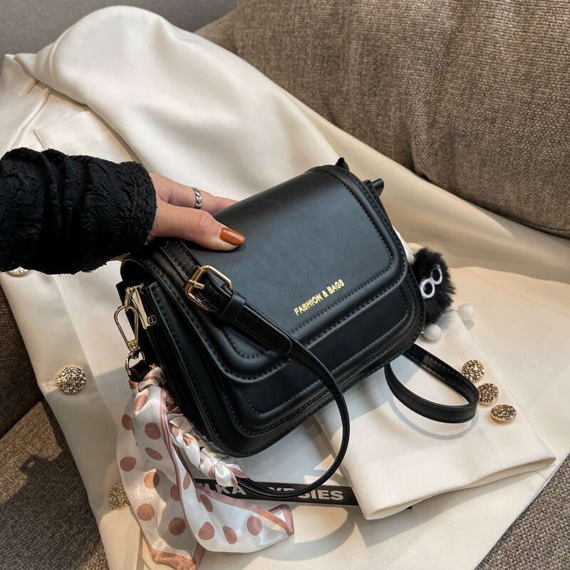 Spring Summer New Simple Solid Color Textured Trendy Crossbody Multi-layer Niche Women's Versatile Shoulder Bag