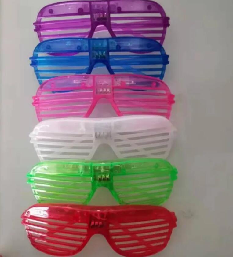 LED Light Up Glasses Rabbit Cat Ear Crown Headband Neon Party Supplies Mardi Gras Glowing Shutters Eyewear Birthday Wedding Decorations Z 6.6-3