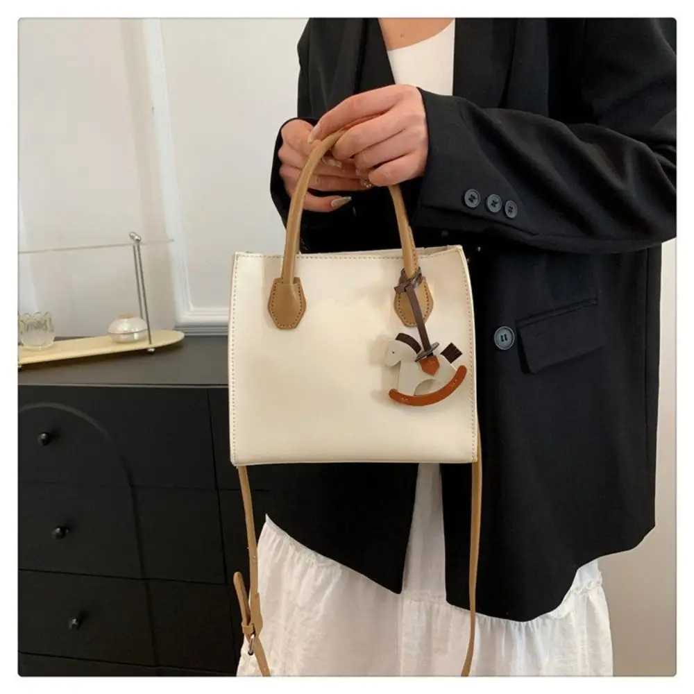 Durable PU Leather Horse Bag Pendant Lanyard Pony Animal Purse Hanging Pendants Gift Cute Bag Pendants DIY Bag AccessoriesXJ250607