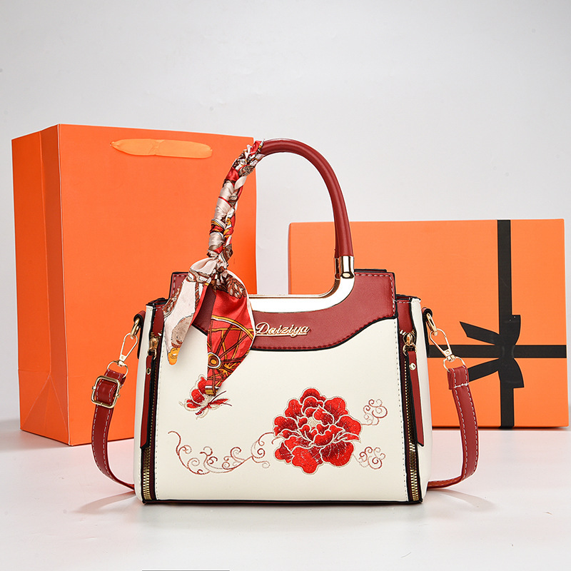 Free Shipping 2025 New Designer Bag Luxury Wallet Cross-border Chinese Women's Handbag Elegant Shoulder Bag High-quality Large Capacity Commuting