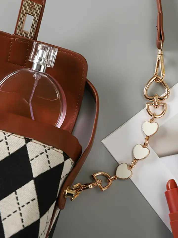 2PCS Purse Chain Extender Bag Extender Chain Purse Strap Extenders for Handbags Crossbody Bag Charms Accessories XJ250607