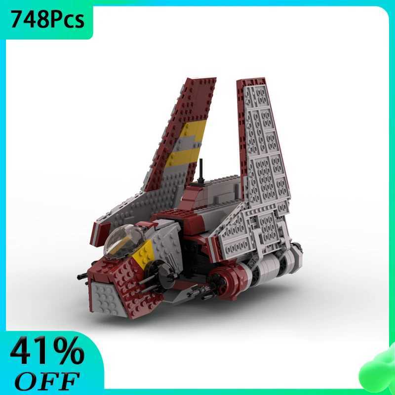 NEW Nu class Attack Shuttle Republic Version MOC Building Blocks Model SpaceShip Battle Bricks Toys Kids Gifts Z250607