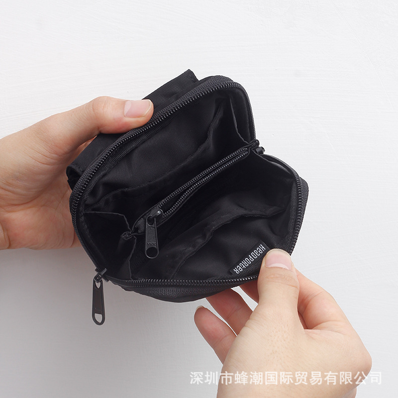 Small Bag~WALLET Trendy Brand Unisex Nylon Casual Short Coin Purse Cute Card Holder Mini Wallet
