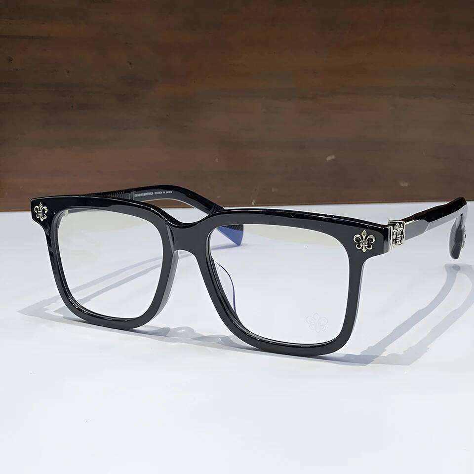 2025 New Fashionable Large Acetate Retro Frame Brand Men's and Women's Reading Optical Prescription Glasses