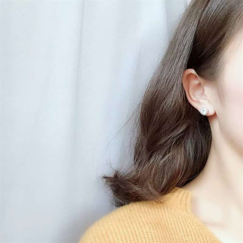 New Engagement 925 Sterling Silver Moissanite Stud Earrings for Women Original Moissanite Jewelry