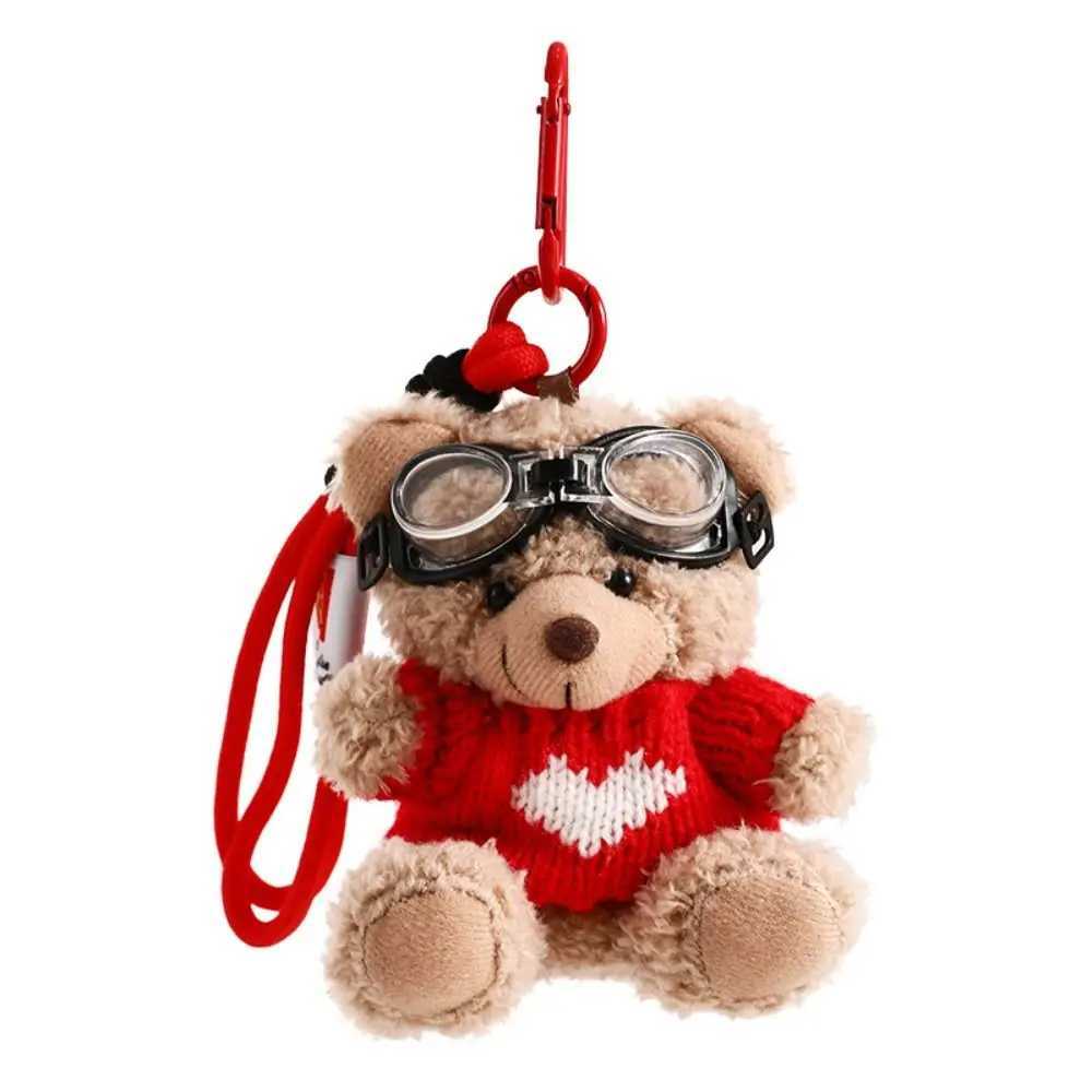 Cartoon Brown Bear Doll Plush Bear Pendant Bag Accessories Cute Plush Hangings Ornament Bag Pendant XJ250607