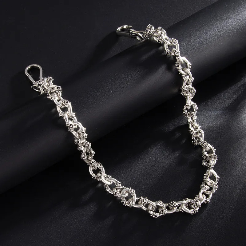 Retro Pants Chain Men Multi-function Ones Waist Accessories Metal Punk Hip Hop Pants Chain y2k 250530