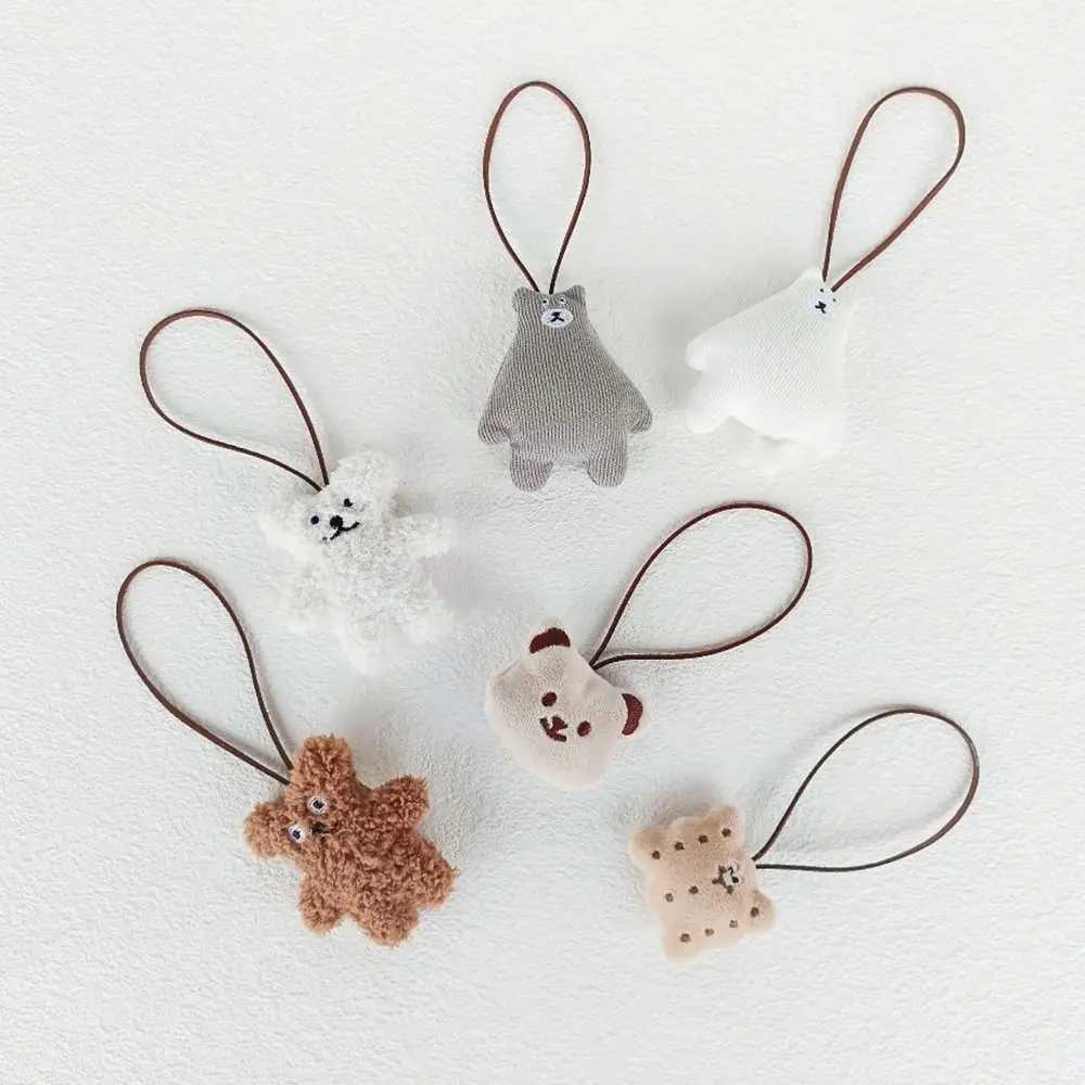 Cloth Bear Bag Pendant Soft Bag Charms Bag Match Accessories Cue Backpack Decoration Cookie Korean Style Animal Lanyard Girl XJ250607