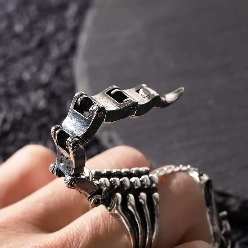 Hot Sale Vintage Fashion Jewelry Scorpion Movable Tail Opening Adjustable Ring Scorpion Ring