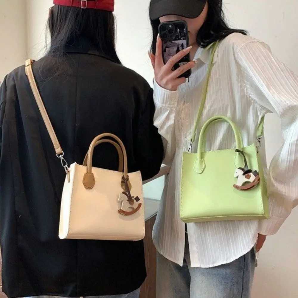 Durable PU Leather Horse Bag Pendant Lanyard Pony Animal Purse Hanging Pendants Gift Cute Bag Pendants DIY Bag AccessoriesXJ250607