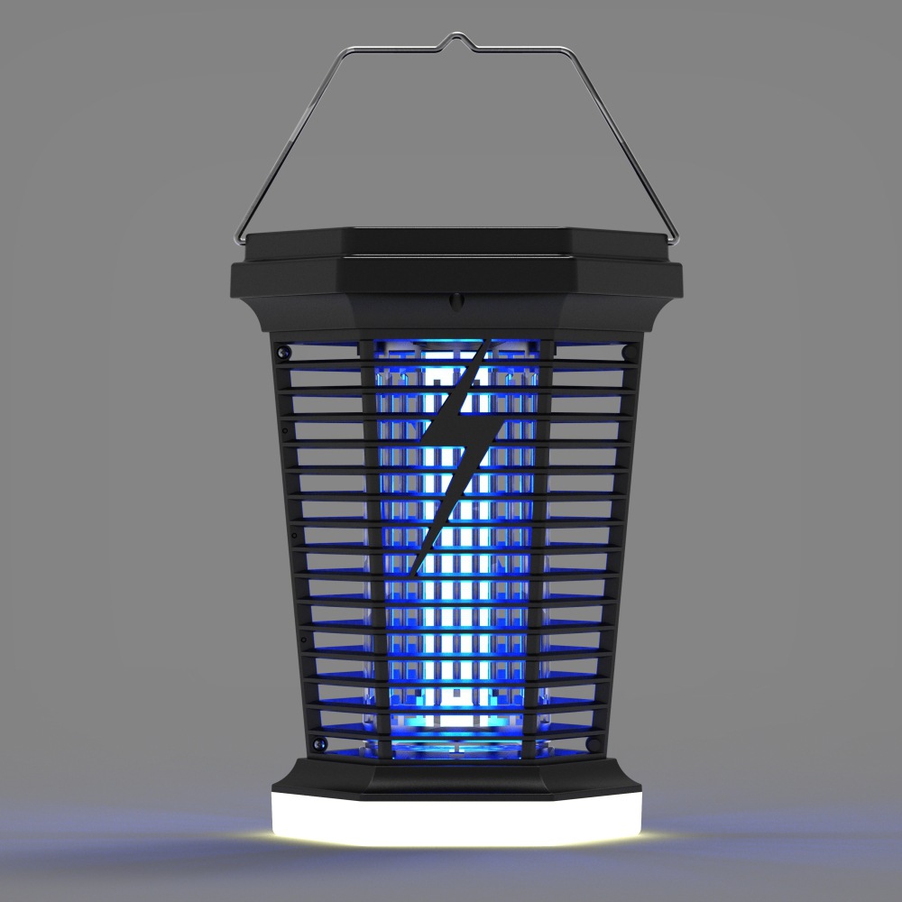 Solar mosquito killer lamp USB charging mosquito killer mosquito trap lamp battery camping lamp mosquito killer + lighting