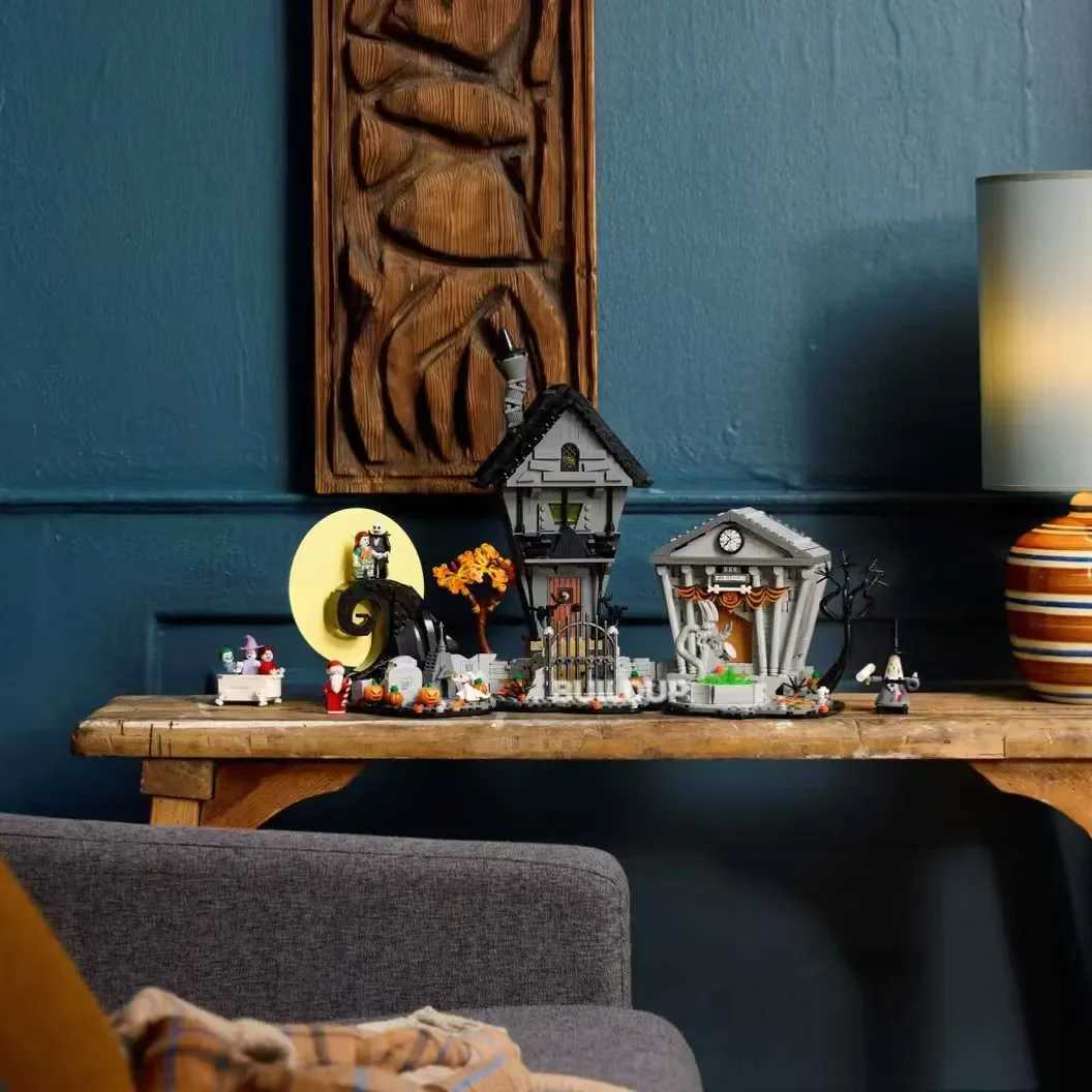 MOC 21351 Christmas Nightmare House Yap Seti 2193 Para Eitici Oyuncaklar ocuklar in Noel Hediyeleri Doum Gn Hediyeleri Z250607
