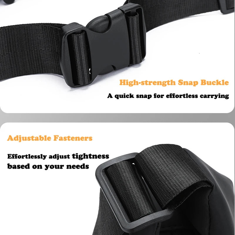 Waterproof Zipper Running Bags Men Women Multi Pockets Waist Belt Bag Hiking Camping Phone Earphone Cards Storage Pack 250605