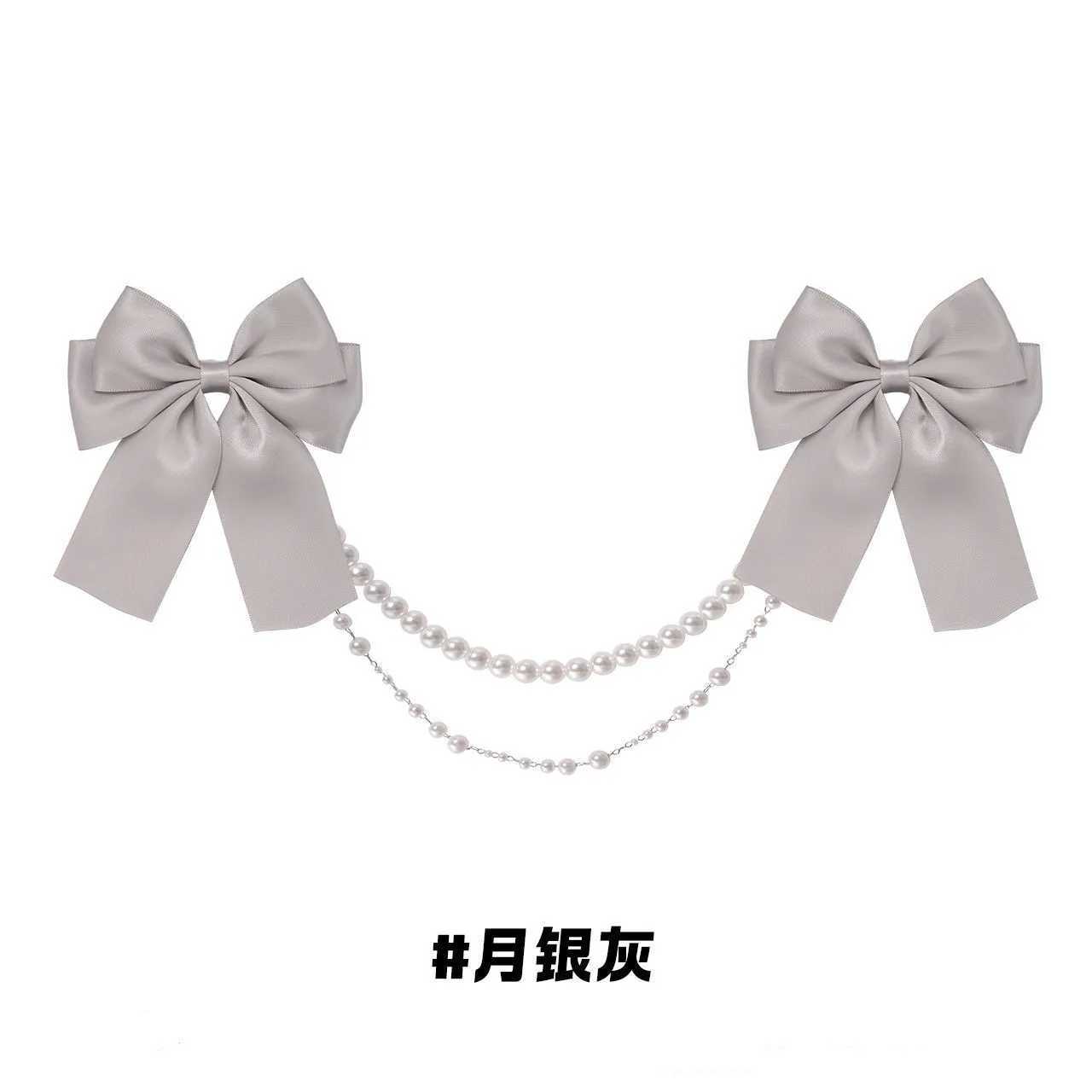 luxury Ita bag bow Detachable Pearl necklace Ita bags Accessories long streamers Ribbon Award Lolita gate knot XJ250607