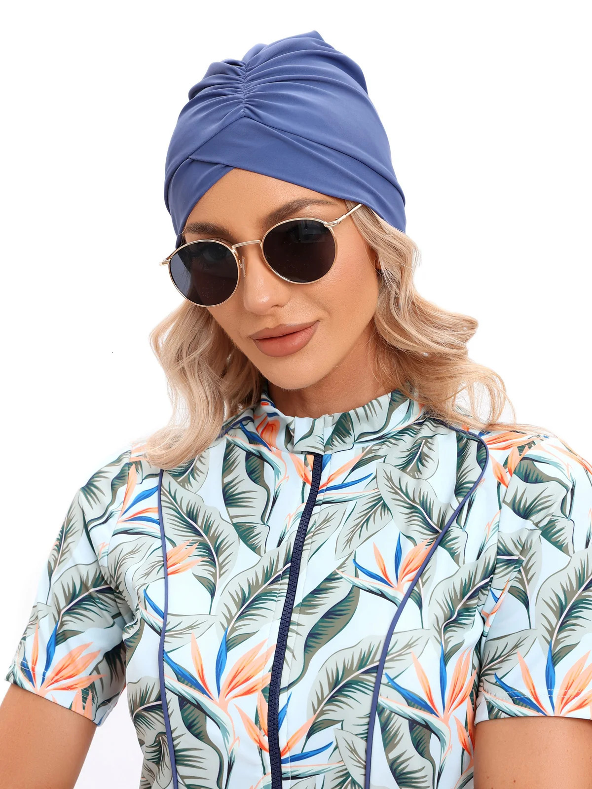 3 Piece Set Womens Muslim Swimwear Full Cover Lslamic Clothes Hijab Long Sport Swimsuit Burkinis Wear Bathing Suit 4XL 250605