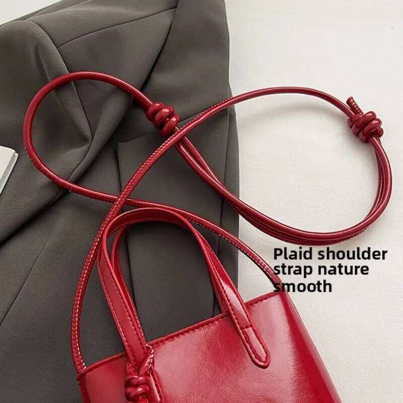 PU Leather Mini Crossbody Bag For Women 2024 New Korean Fashion Shoulder Bags Female Simple Retro Handbags And Purses