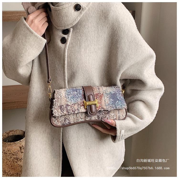 Free Shipping Designer Bag Niche Underarm Womens 2025 New Fashionable Luxury Single Shoulder Crossbody Bag Casual Handbag Bags