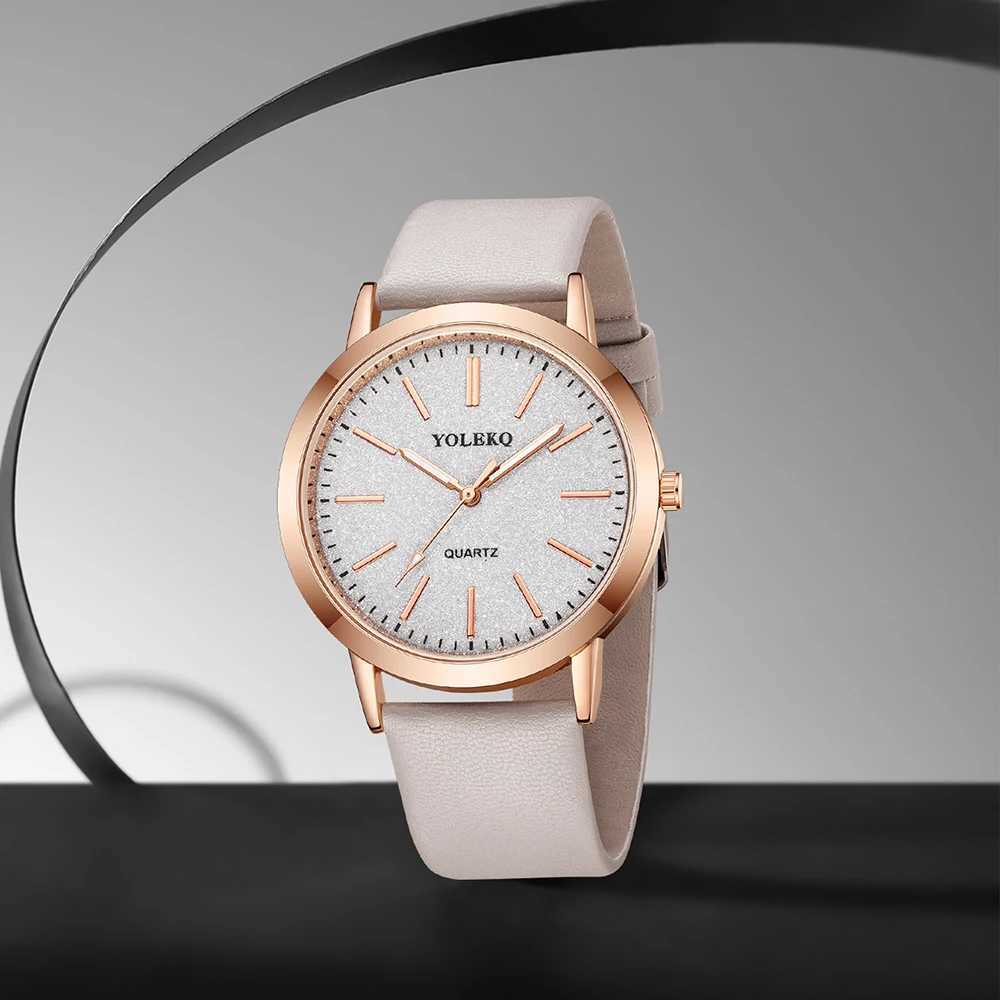 6PCS Womens Set Fashion Trend Instagram Style Womens Quartz Necklace Earrings Jewelry Set Holiday Gift Z250607