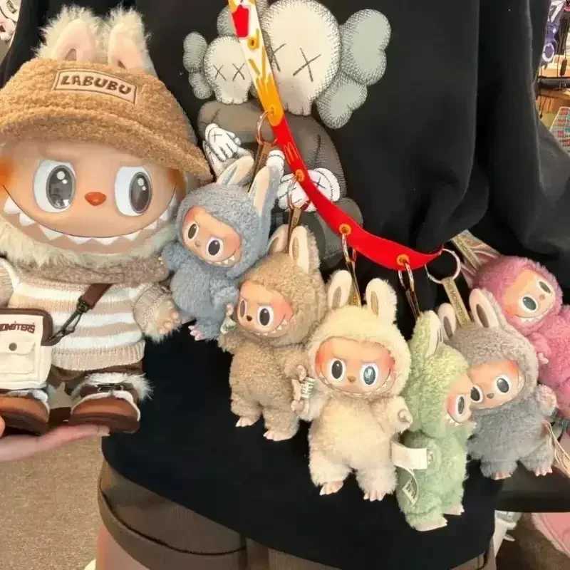 For Labubu V3 Blind Box Hot-selling Anime Character Labubu Series PVC Pendant Doll Model Cute Monster Keychain Toy Birthday Gift XJ250607