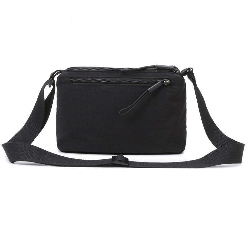 2024 Early Autumn New Commuter Shoulder Multi-Compartment Versatile Nylon Small Square Women's Simple Solid Color Crossbody Bag