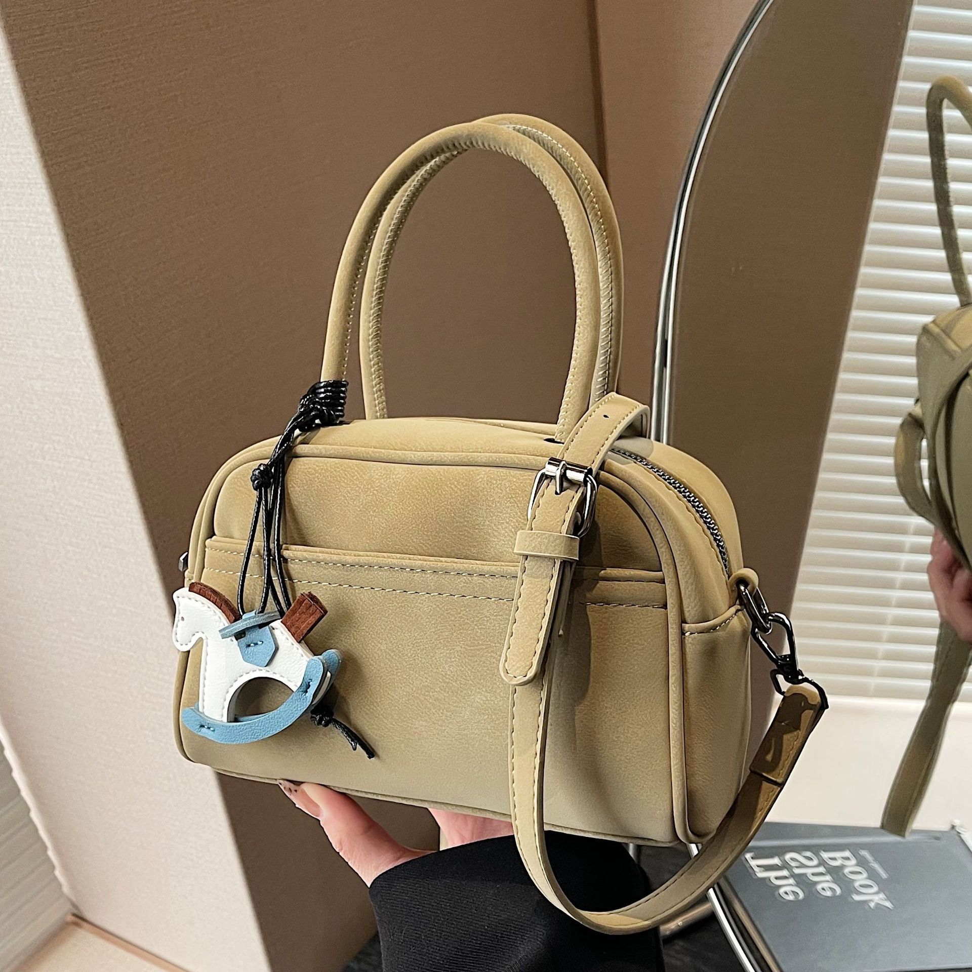 designer Korean Style INS Fashion Handbag Small Square Bag for Women 2025 Summer New Simple Versatile Shoulder Bag Casual Crossbody Bag