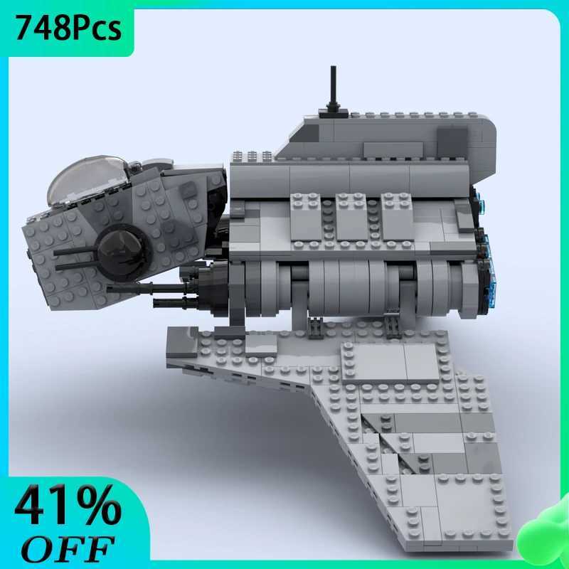 NEW Nu class Attack Shuttle Republic Version MOC Building Blocks Model SpaceShip Battle Bricks Toys Kids Gifts Z250607