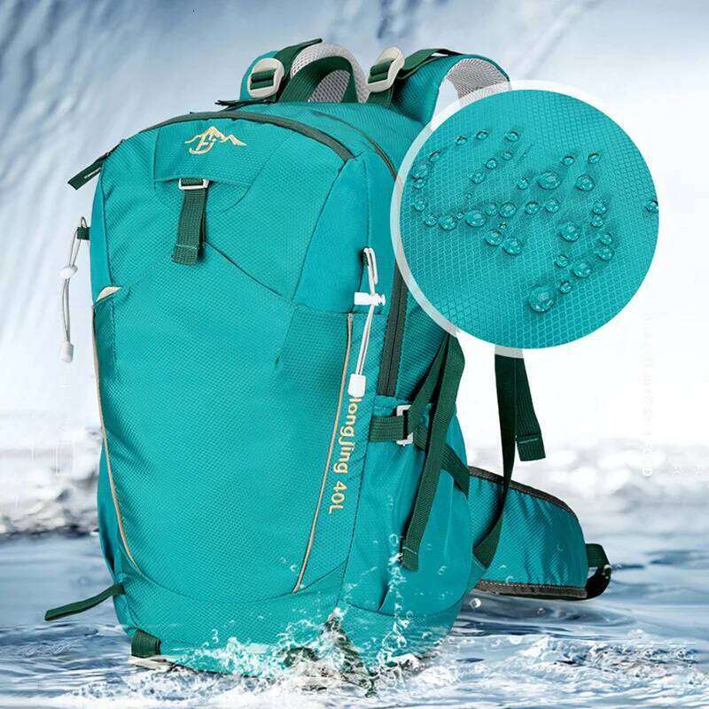 40L Multifunctional Hiking Bag Expandable Backpack Lightweight Sports Daypack Large Capacity Camping Trip Storage Pack
