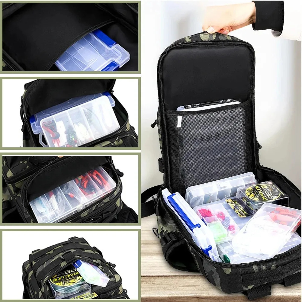 Fishing Backpacks Tactical Travel Backpack Bag Sling Outdoor Hiking Camping Hunting Backpack 250605